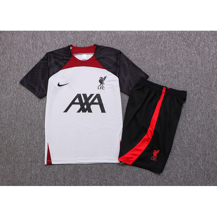 Chandal del Liverpool Manga Corta 2022-2023 Blanco - Pantalon Corto